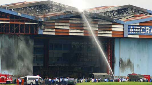 Indonesian Air Force Fokker F-27 400M plane crash - Bandung, Indonesia