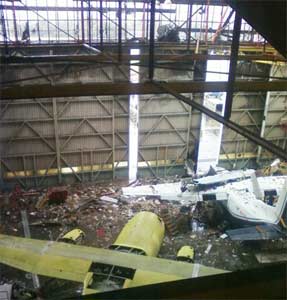 Photos du crash du Fokker F-27 400M de la Indonesian Air Force