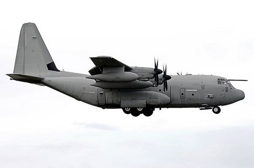 Aircraft similar to the one which crashed (Hercules KC-130J)