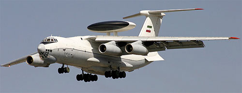 Aircraft similar to the one which crashed (Ilyushin IL-76MD)