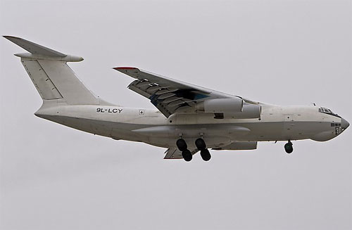 Avion de même type que celui accidenté (Ilyushin IL-76T)