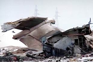 Russian Air Force Ilyushin IL-76MD plane crash - Mirny, Russia