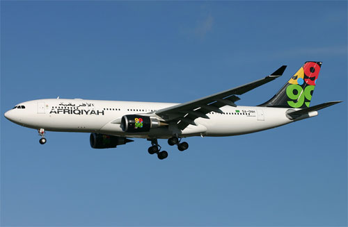 Aircraft similar to the one which crashed (Airbus A330-202)