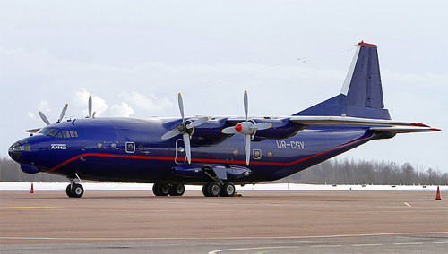 Aircraft similar to the one which crashed (Antonov AN-12BP )