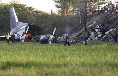 Accident d'un Antonov AN-12BP  d' Interisland Airlines - Mexico, Philippines