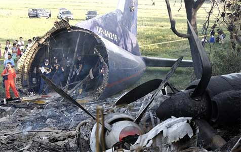 Photos of the Interisland Airlines Antonov 12BP  crash