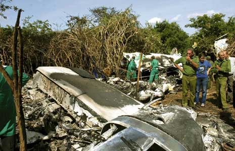 Photos of the Aerocaribbean ATR-72 crash
