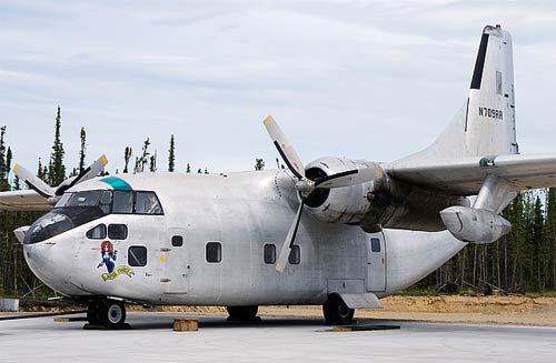 Aircraft similar to the one which crashed (Fairchild C-123K)