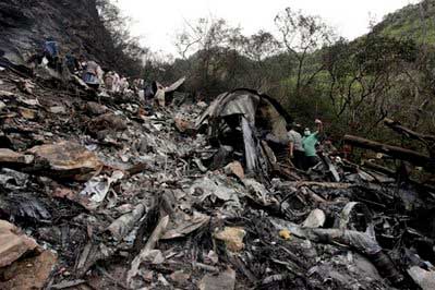 Photos of the Airblue Airbus A321 crash