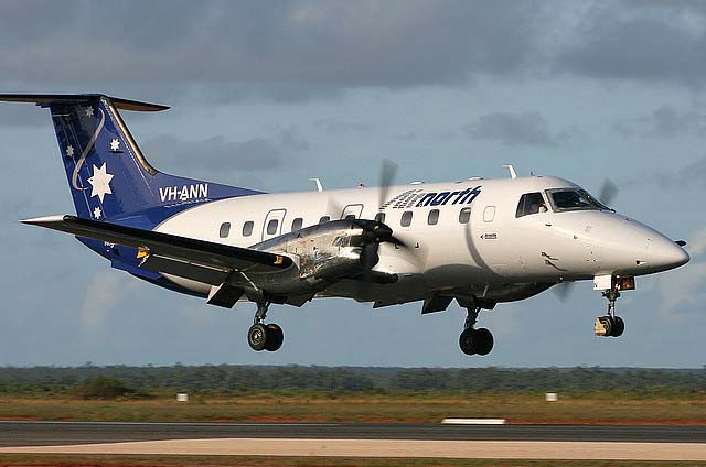 Aircraft similar to the one which crashed (Embraer 120ER)