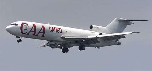 Aircraft similar to the one which crashed (Boeing 727-231F)
