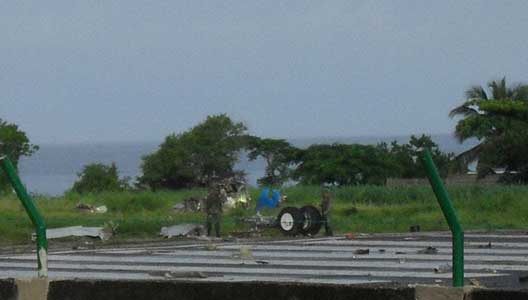 Photos du crash du Boeing 737 d'Aires
