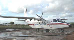 Aircraft similar to the one which crashed (CASA C-212-CB)
