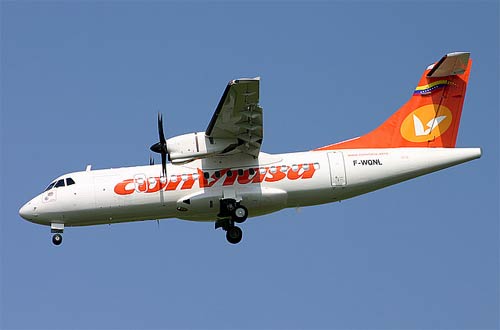 Aircraft similar to the one which crashed (ATR-42-320)