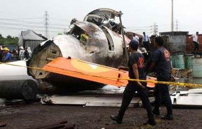 Photos du crash de l'ATR-42 de Conviasa