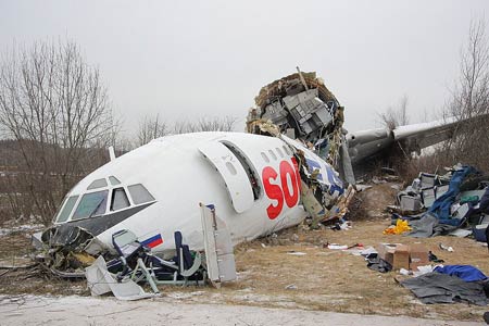 South East Airlines Tupolev TU-154M plane crash - Moscow, Russia