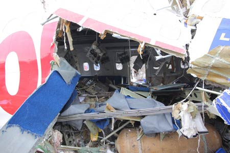Photos du crash du Tupolev 154M de South East Airlines
