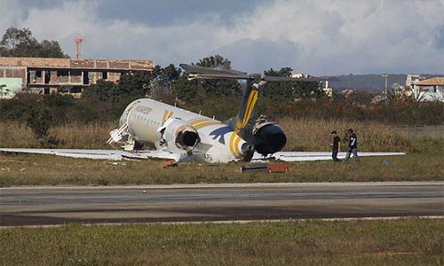 Photos du crash de l'Embraer 145LU de Passaredo Linhas Aéreas