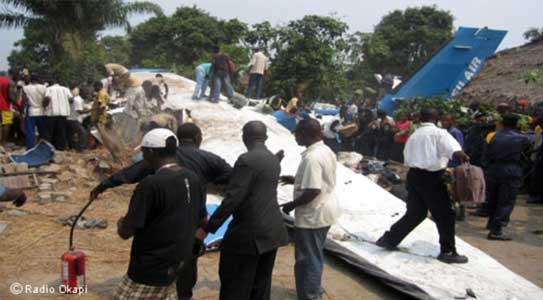 Accident d'un Let 410UVP de  Filair - Bandundu, Congo