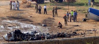Photos of the JS Air Beechcraft 1900C  crash