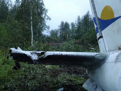 Photos du crash de l'Antonov 24RV de Katekavia