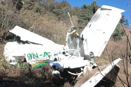 Photos of the Tara Air DHC-6 Twin Otter 310 crash