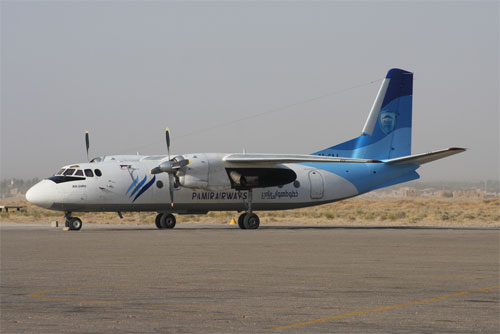 Aircraft similar to the one which crashed (Antonov AN-24B)
