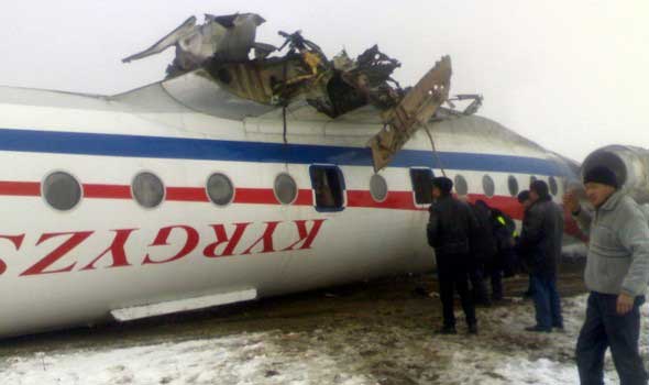 Accident d'un Tupolev Tu-134A-3 d' Altyn Air - Osh, Kirghizistan