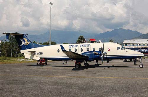 Aircraft similar to the one which crashed (Beechcraft 1900D)