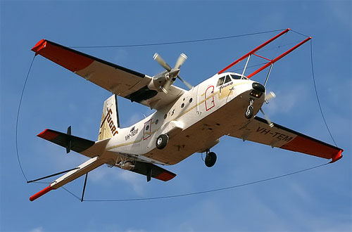 Aircraft similar to the one which crashed (CASA C-212-CC40)
