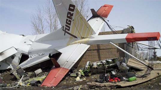 Photos of the Fugro Aviation Canada CASA C-212-CC40 crash