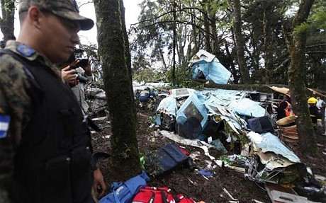 Photos of the Central American Airways Let 410UVP crash