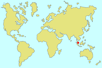 Bintan Island, Indonesia (Red dot on map) Bintan Island, Indonesia