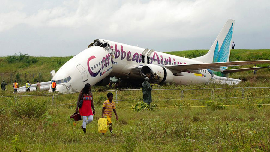 Accident d'un Boeing 737-8BK de  Caribbean Airlines  - Georgetown, Guyana