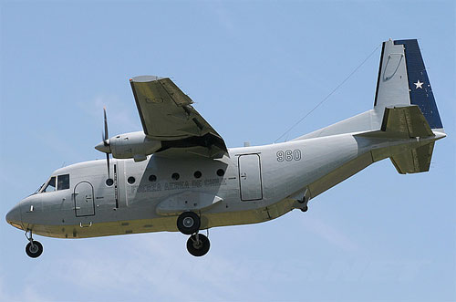 Aircraft similar to the one which crashed (CASA C-212)