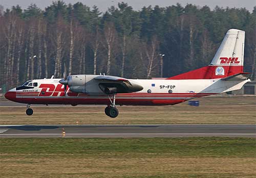 Aircraft similar to the one which crashed (Antonov AN-26)