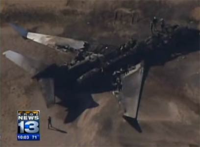 Photos of the crash