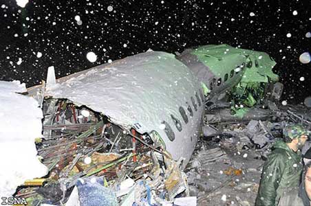 Iran Air Boeing 727-286 plane crash - Terman, Iran