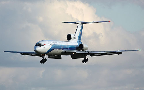 Avion de même type que celui accidenté (Tupolev TU-154B-2)