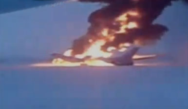 Photos du crash du Tupolev 154B de Kogalymavia