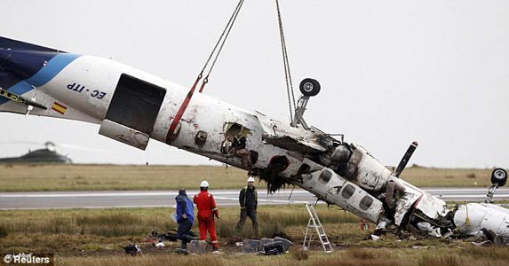 Photos of the Manx2 Swearingen 227 crash