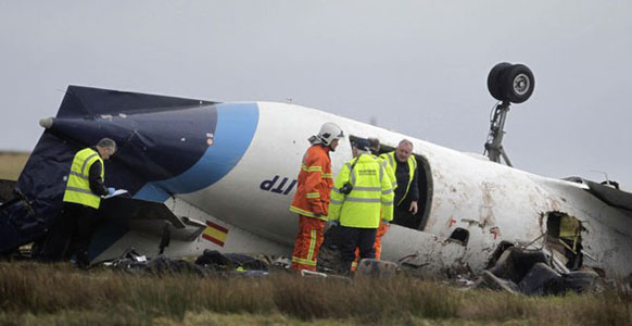Photos of the Manx2 Swearingen 227 crash