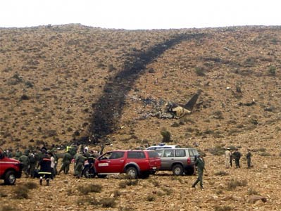 Accident d'un Hercules C-130H  de la  Royal Moroccan Air Force - Goulimime, Maroc