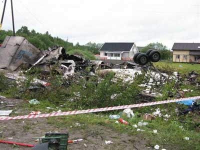 RusAir Tupolev Tu-134A-3 plane crash - Petrozavodsk, Russia