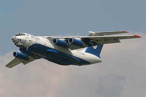 Ilyushin IL-76TD Aircraft similar to the one which crashed (Ilyushin IL-76TD)