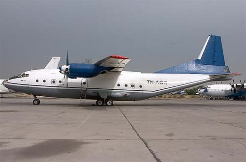 Aircraft similar to the one which crashed (Antonov AN-12BP)