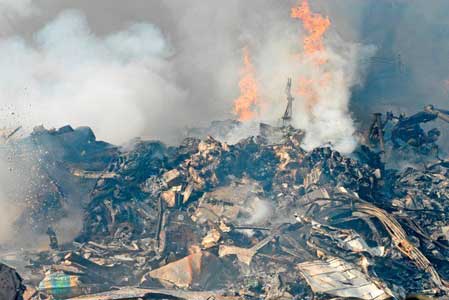 Photos du crash de l'Antonov 12BP de Trans Air Congo