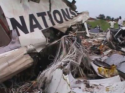 Photos du crash du Canadair CRJ-100ER d'United Nations (UN)