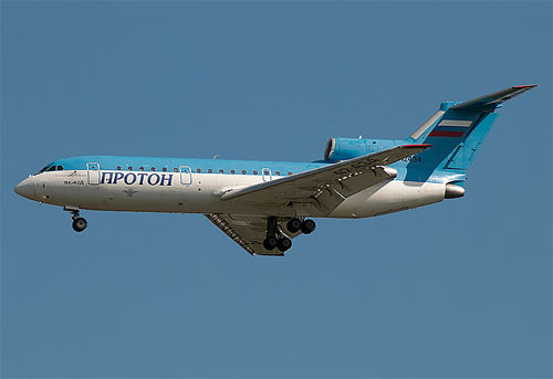Aircraft similar to the one which crashed (Yakovlev Yak-42D)