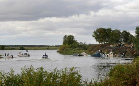 Photos of the YAK Service Yakovlev Yak-42D crash